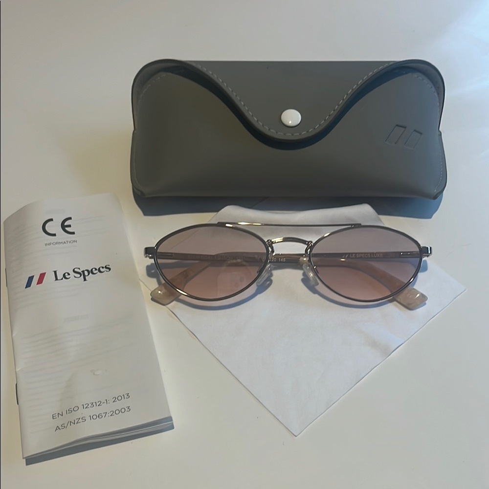 Le Specs Brown Sunglasses with Sleek Design
